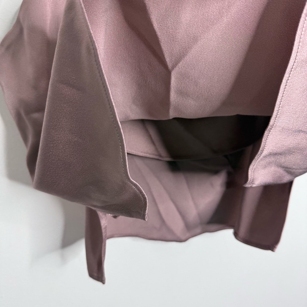 NWT Massimo Dutti Pink Strappy Satin Top Size Medium‎ - Picture 5 of 13